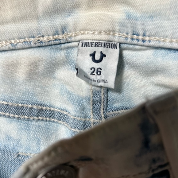 NWT True Religion Halle Mid Rise Super Skinny Jeans- 26 - Picture 14 of 16